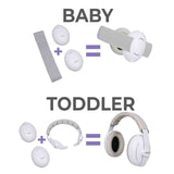 Dooky casque de protection auditive 2-en-1 pour bébé & enfant X3001201