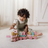 Little Dutch train à blocs rose Fairy Garden LD7354