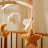 Little Dutch mobile musical en bois beige Newborn Naturals LD8400