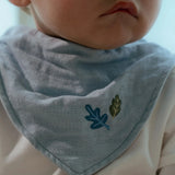 Little Dutch bavoir bandana bleu Essentials pure denim blue (lot de 2) TE50145042