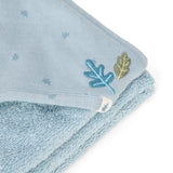 Little Dutch cape de bain Pure denim blue Essentials 75X75cm TE50645042