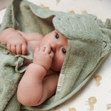 Little Dutch cape de bain 75x75cm crocodile vert Safari Friends TE50616047