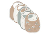 Jollein bavoirs waterproof On The Go (lot de 5) 029-566-68075