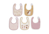 Jollein bavoirs imperméables Flower Fairies (lot de 5) 029-566-68104