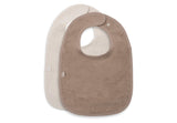 Jollein bavoir éponge sand & milky coffee (lot de 2) 029-566-68224