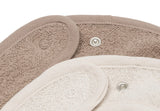 Jollein bavoir éponge sand & milky coffee (lot de 2) 029-566-68224