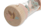 Jollein bâton de pluie en bois Lovely birds rose 039-001-67104