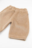 Bamboom pantalon large en velours mocha sand