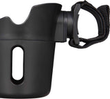 Dooky Support universel pour tasse et téléphone 2 en 1 – Pour poussette et buggy – noir – Design rotatif à 360 degrés