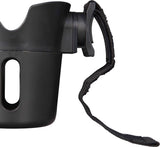 Dooky Support universel pour tasse et téléphone 2 en 1 – Pour poussette et buggy – noir – Design rotatif à 360 degrés