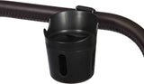 Dooky Support universel pour tasse et téléphone 2 en 1 – Pour poussette et buggy – noir – Design rotatif à 360 degrés