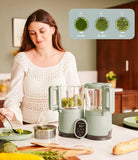 Babymoov robot culinaire Nutribaby glass celadon green A001138