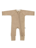 Lilulila Pyjama zippé côtelé en Bambou Toffee