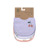 Lassig bavoir imperméable happy fruits cerise (lot de 5) 13110022007