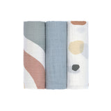 Lassig Langes mousseline (3 pcs) 85 x 85 cm - Arc-en-ciel, bleu clair 1312008184