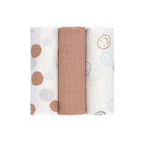 Lassig Langes mousseline (3 pcs) 85 x 85 cm - Tiny Smile, érable 1312008382