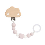 Lassig attache sucette little universe cloud powder pink 1313016171
