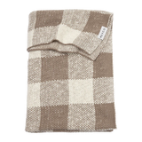 Meyco Baby couverture 75x100cm knitted Block dark taupe 142.261.86.01
