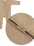 Lilulila Pyjama zippé côtelé en Bambou Toffee