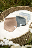 Lassigs Bandana en mousseline - coton (bio), Erable 1531047359