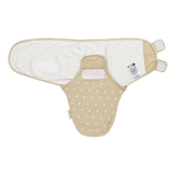 Meyco Baby couverture d’emmaillotage 0-3 mois Sweet Heart Sand/Soft Sand 155.225.CU.01A