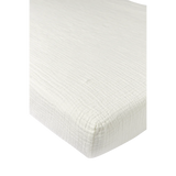 Meyco Baby drap-housse en gaze de coton prélavée offwhite 239.000.19.03