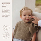 Meyco Baby bavoirs en éponge à scratch soft sand/sand/taupe (lot de 6) 240.000.DE.02F