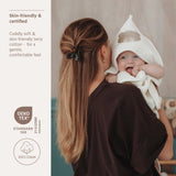 Meyco Baby cape de bain brodée ours offwhite 320.242.19.01