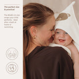 Meyco Baby cape de bain brodée ours offwhite 320.242.19.01