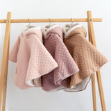 Bemini poncho de voyage pady quilted + teddy 9-36m beige 383QUILT89HU