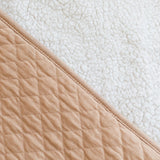 Bemini poncho de voyage pady quilted + teddy 9-36m beige 383QUILT89HU