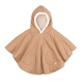 Bemini poncho de voyage pady quilted + teddy 9-36m beige 383QUILT89HU