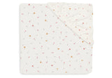 Jollein drap-housse de lit en jersey 60x120cm Pretty Picnic flower drops 511-507-68159