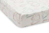 Jollein drap-housse jersey Elephant Tales 60x120cm 511-507-68110