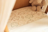 Jollein drap-housse jersey Elephant Tales 60x120cm 511-507-68110