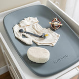Nattou matelas à langer Softy gris 145046