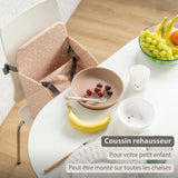 Nattou Foody rehausseur de chaise pliable beige avec étoiles 158022