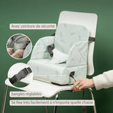 Nattou Foody rehausseur de chaise pliable beige avec étoiles 158022