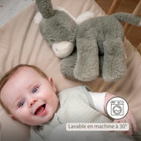 Nattou Loulou peluche âne 30cm vert foncé 318006