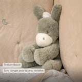 Nattou Loulou peluche âne 30cm vert foncé 318006