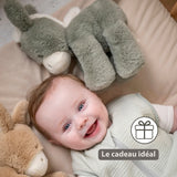 Nattou Loulou peluche âne 30cm vert foncé 318006