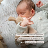 Nattou doudou âne Loulou caramel 318099