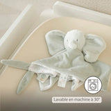 Nattou doudou éléphant Loulou vert tilleul 318105
