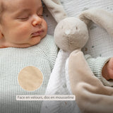 Nattou maxi doudou lapin Loulou écru 318136