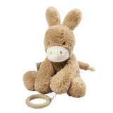 Nattou Loulou peluche musicale âne 30cm caramel clair 318167
