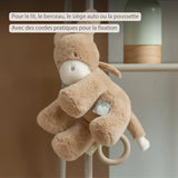 Nattou Loulou peluche musicale âne 30cm caramel clair 318167