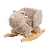 Nattou animal à bascule rhinocéros teddy taupe 544023