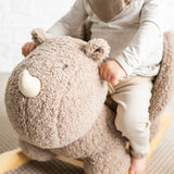 Nattou animal à bascule rhinocéros teddy taupe 544023