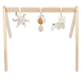Nattou arche en bois avec jouets renard Flo, Ernest & Oli 682220