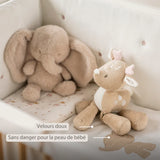 Nattou peluche biche 30 cm douce beige Fanfan 759007